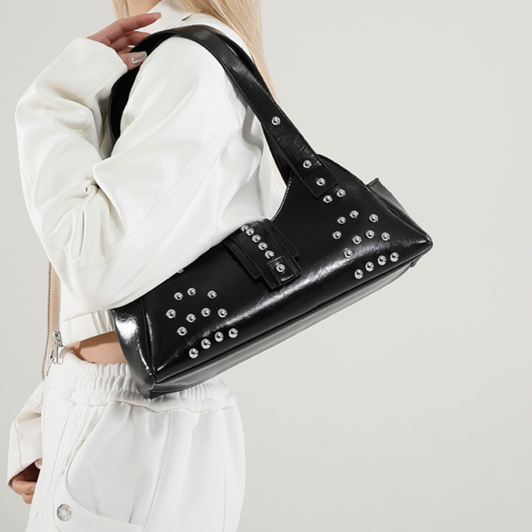 Adelle | Stud Accent Handbag