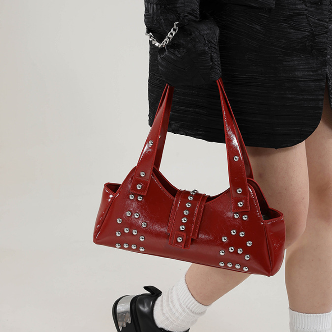 Adelle | Stud Accent Handbag