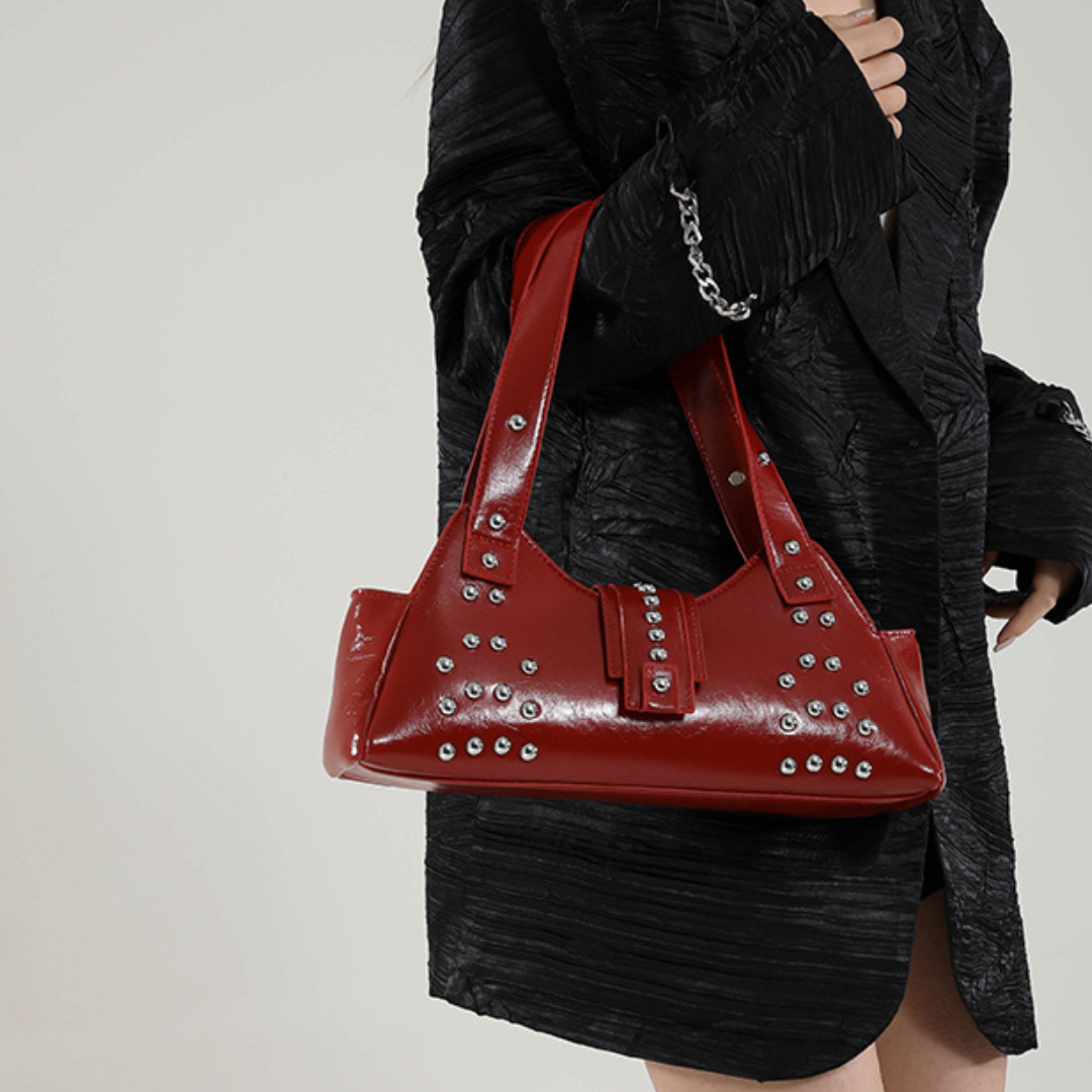 Adelle | Stud Accent Handbag