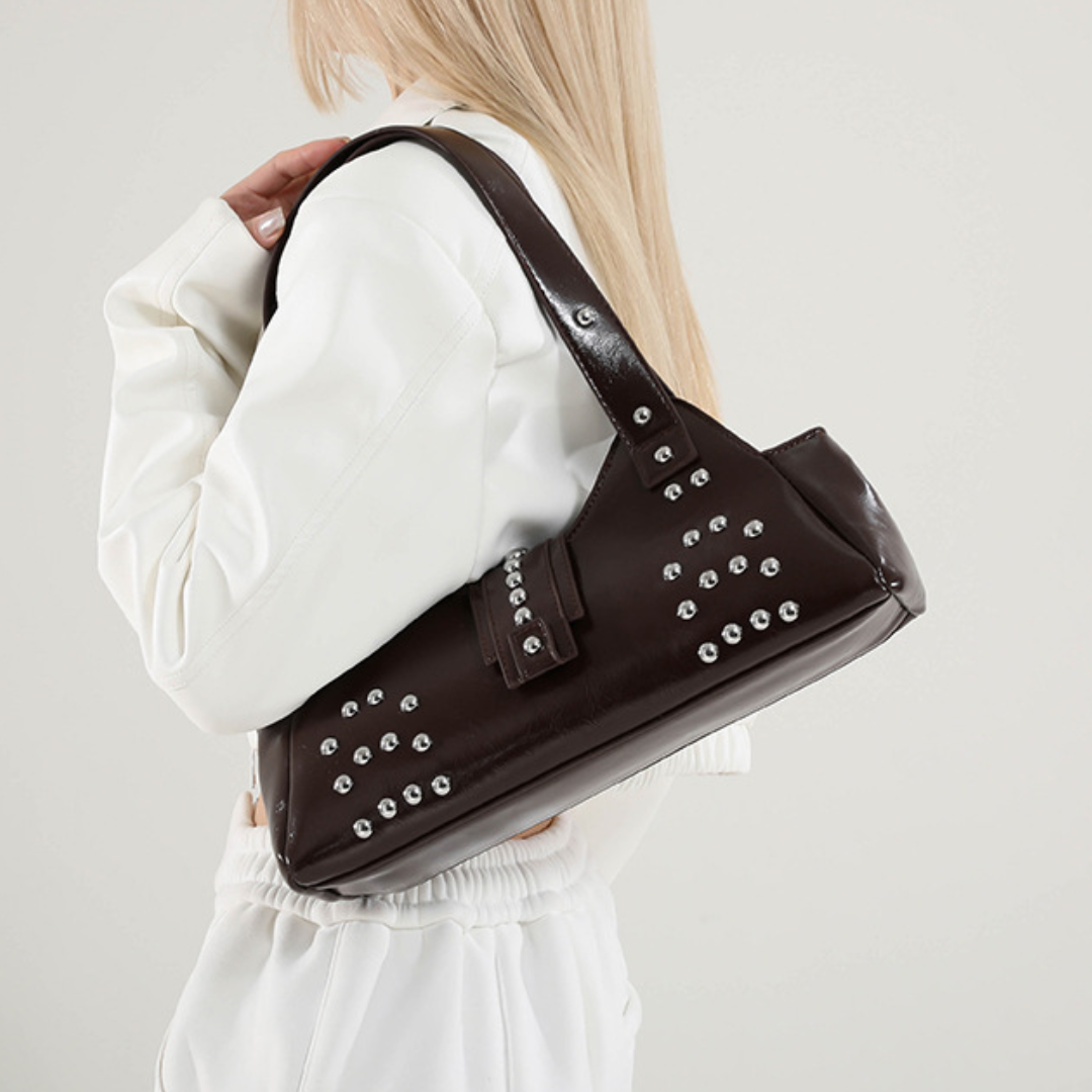 Adelle | Stud Accent Handbag