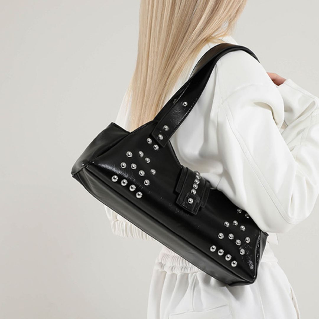 Adelle | Stud Accent Handbag