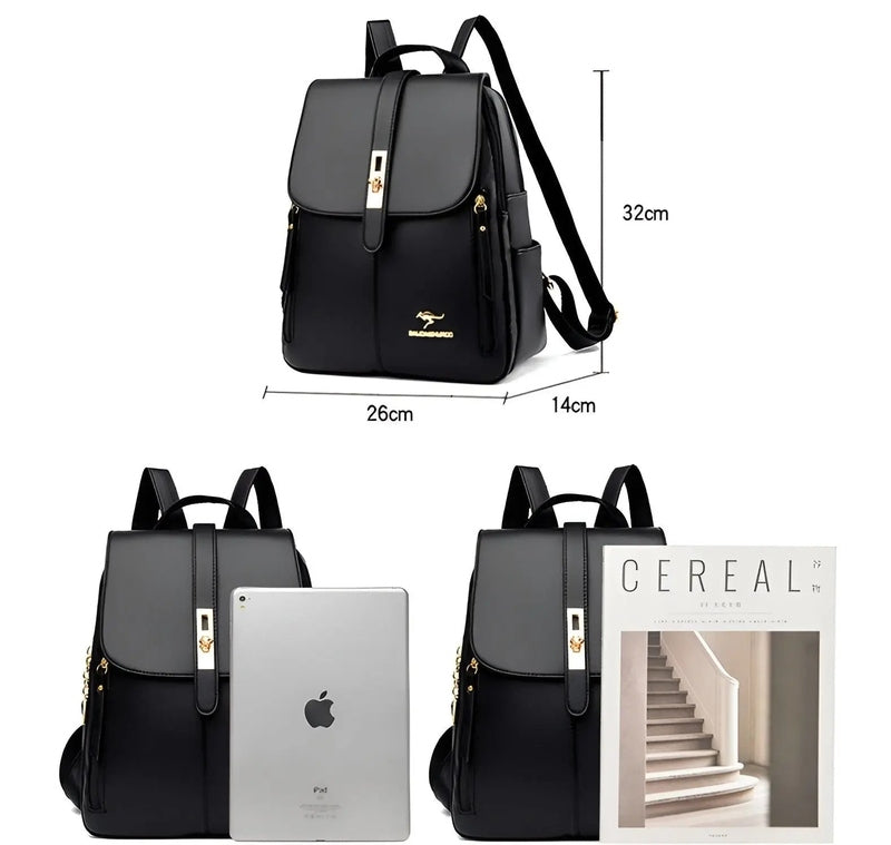 Alena | Luxurious Leather Backpack – Style Meets Functionality
