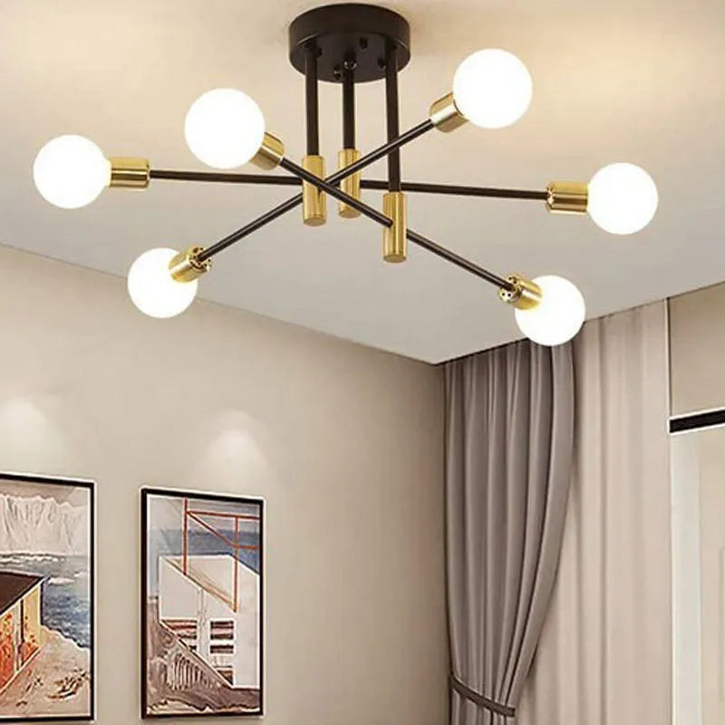Aurelia | Crown-shaped Glass Globe Pendant
