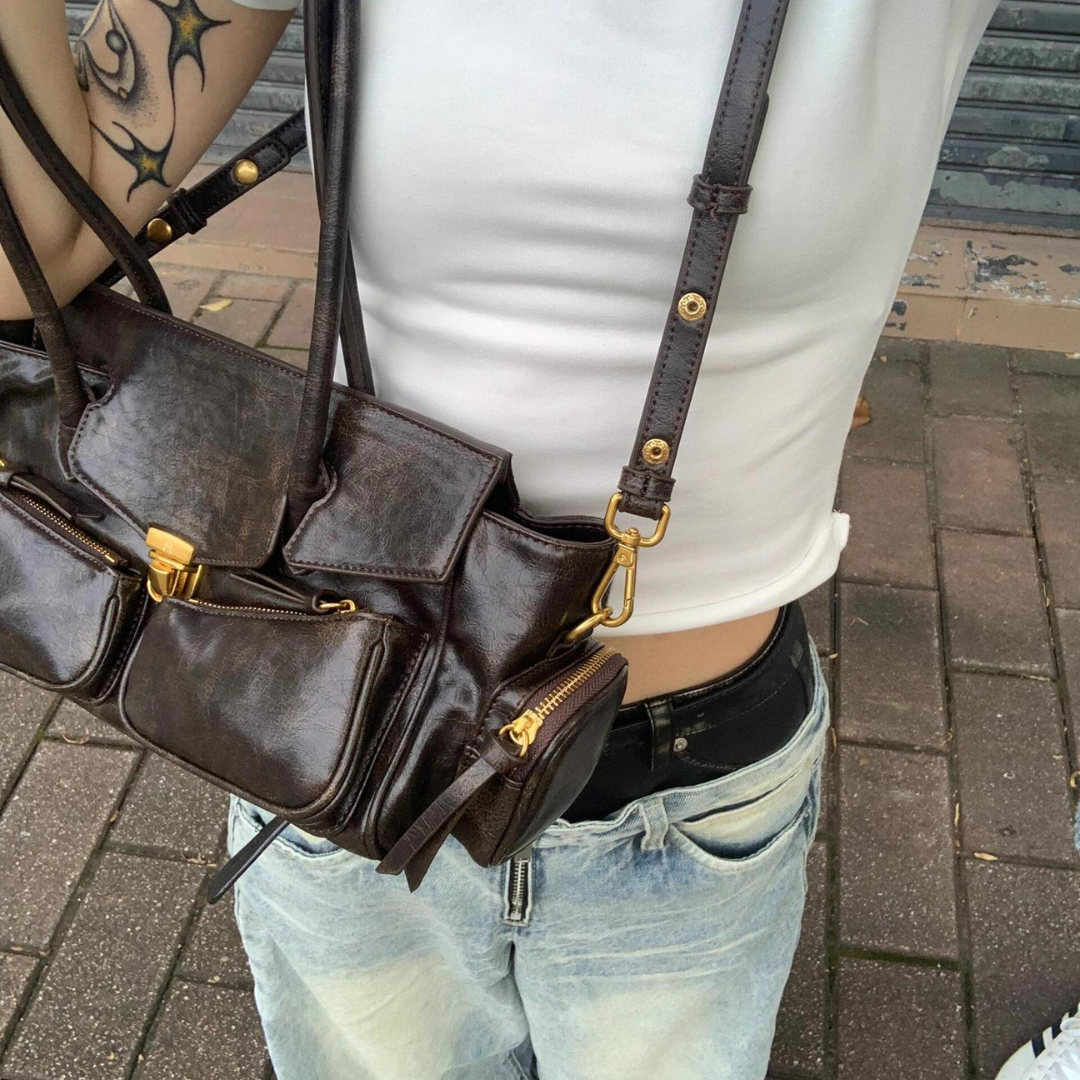 Ayla | Chic Curved Shoulder Bag