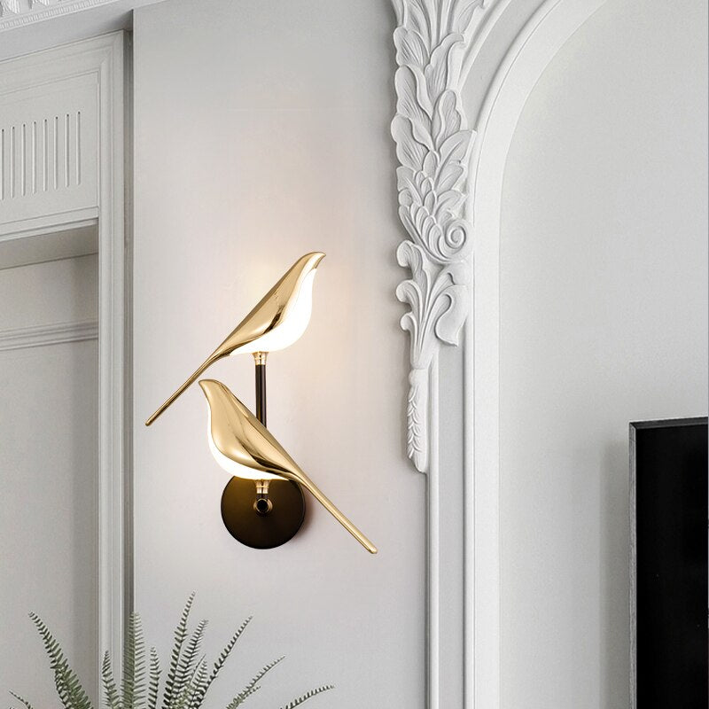 Birdveil | Elegant Wall Light with Avian Details