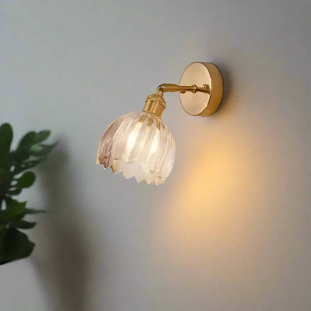 Bloomera | Retro Glass Tulip Wall Light Fixture