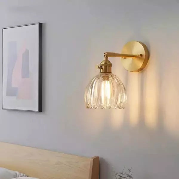Bloomera | Retro Glass Tulip Wall Light Fixture