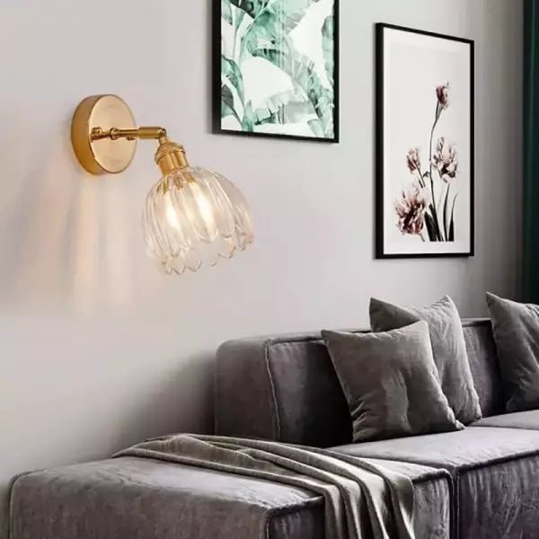 Bloomera | Retro Glass Tulip Wall Light Fixture