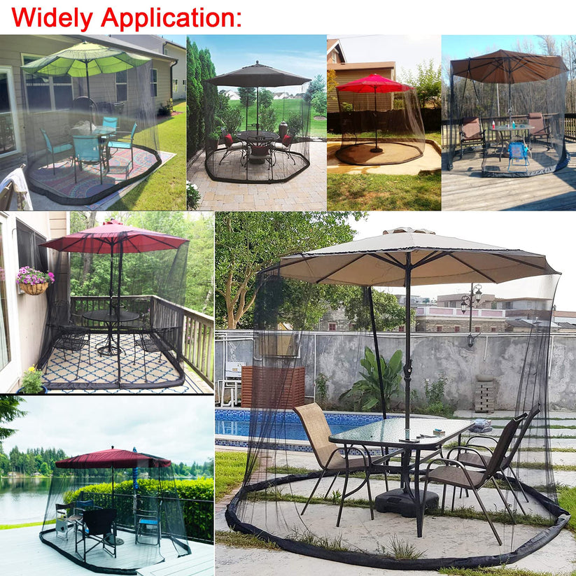 Caia | Summer Patio Umbrella Mosquito Netting
