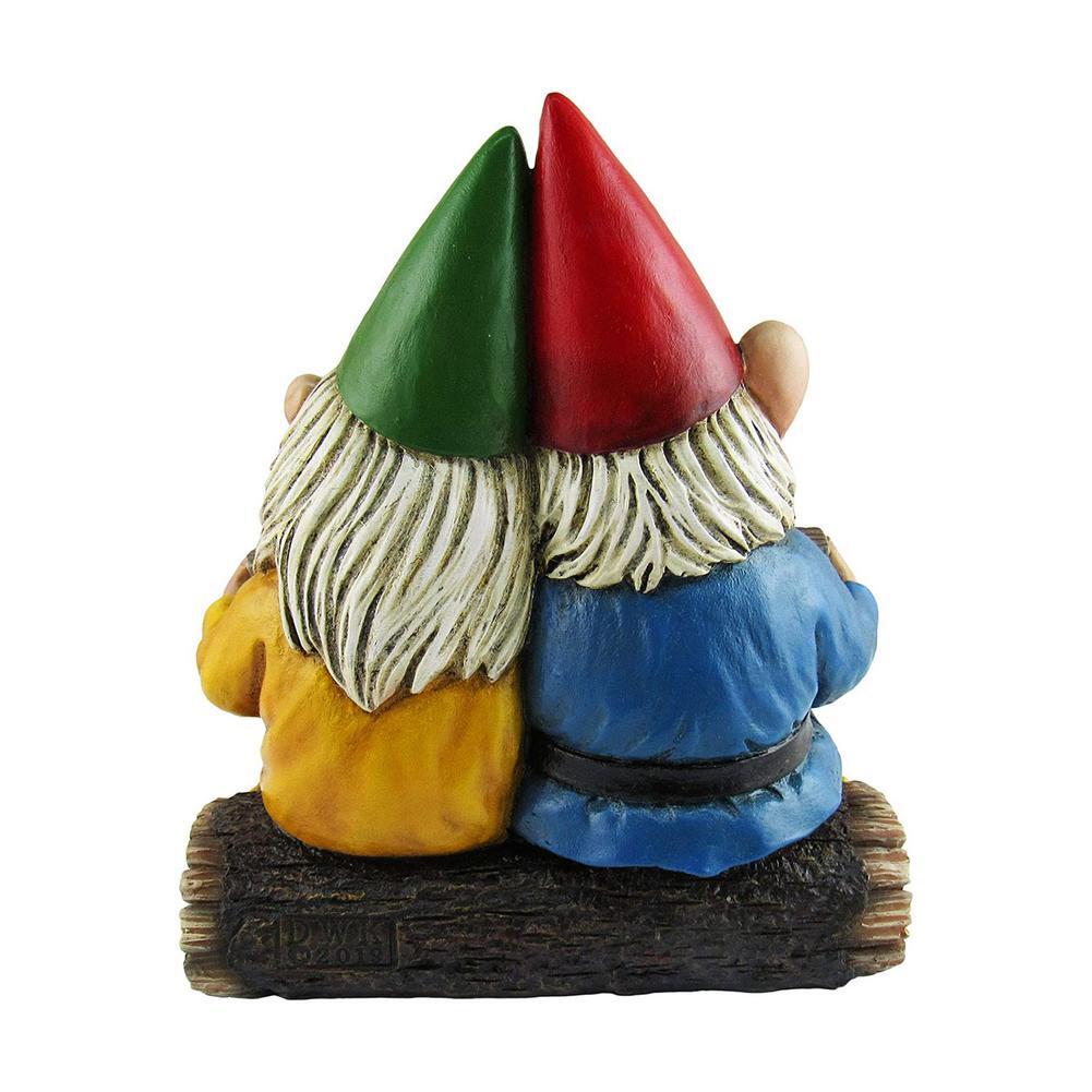 Charming Dwarf Duo | Meticulously Crafted Garden Couple Gnome