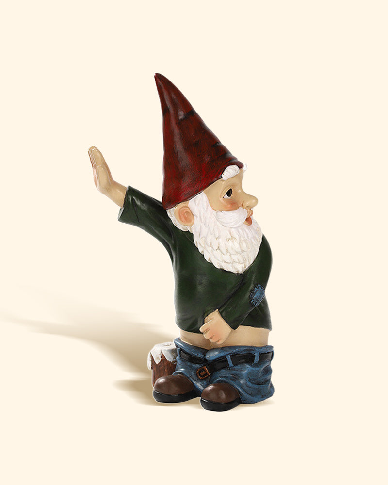 Cheeky Sprinkler Gnome | Hilarious Peeing Garden Statue
