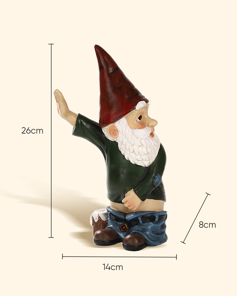 Cheeky Sprinkler Gnome | Hilarious Peeing Garden Statue