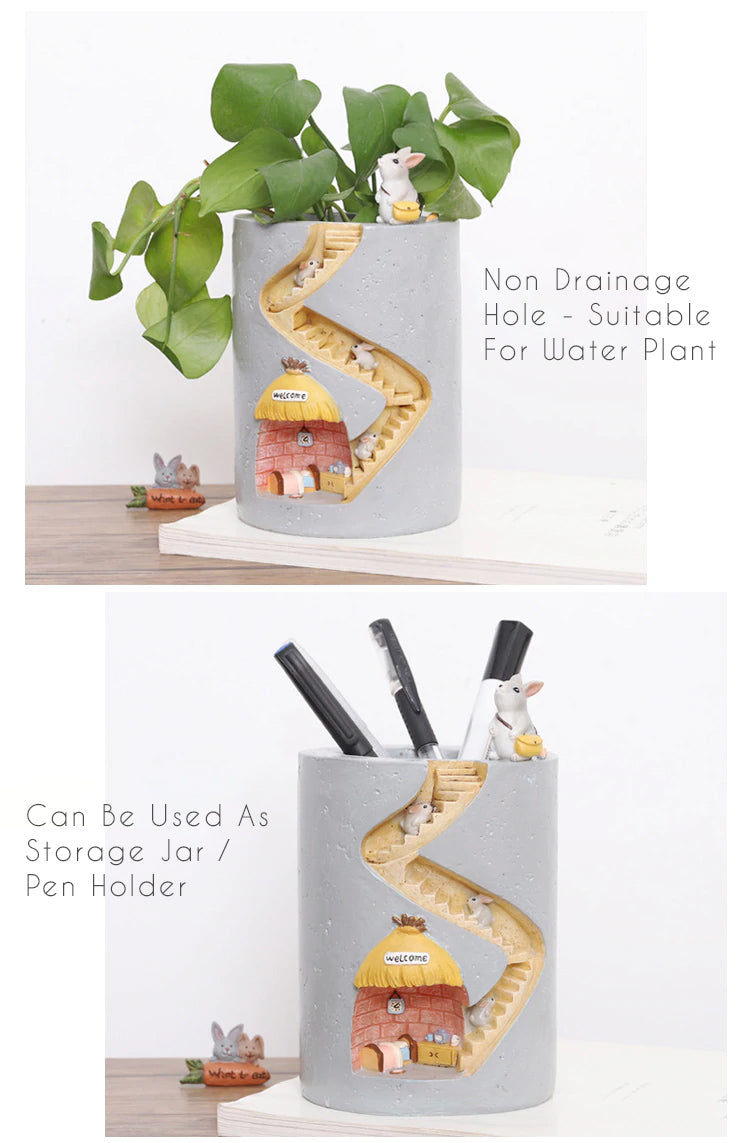 Critter Haven Indoor Planter Pot