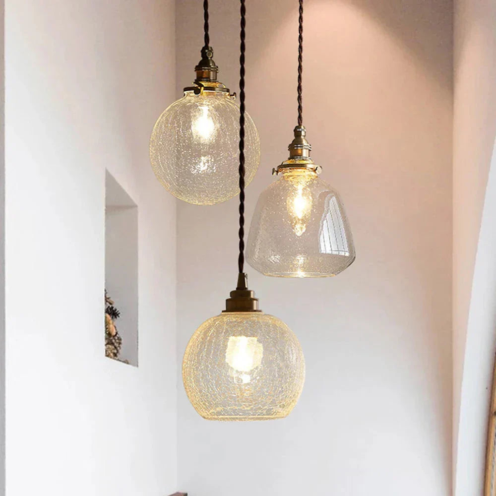 Crystallia | Crystal Glass Pendant Ceiling Lamp