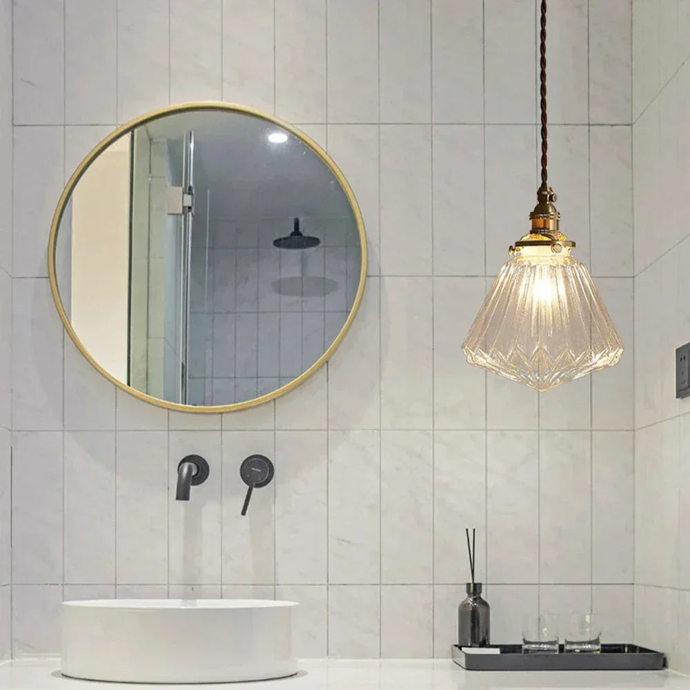 Crystallia | Crystal Glass Pendant Ceiling Lamp