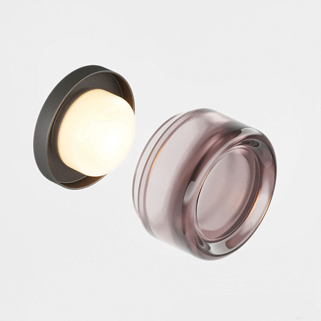 Dimpli | Textured Curve Wall Sconce Light