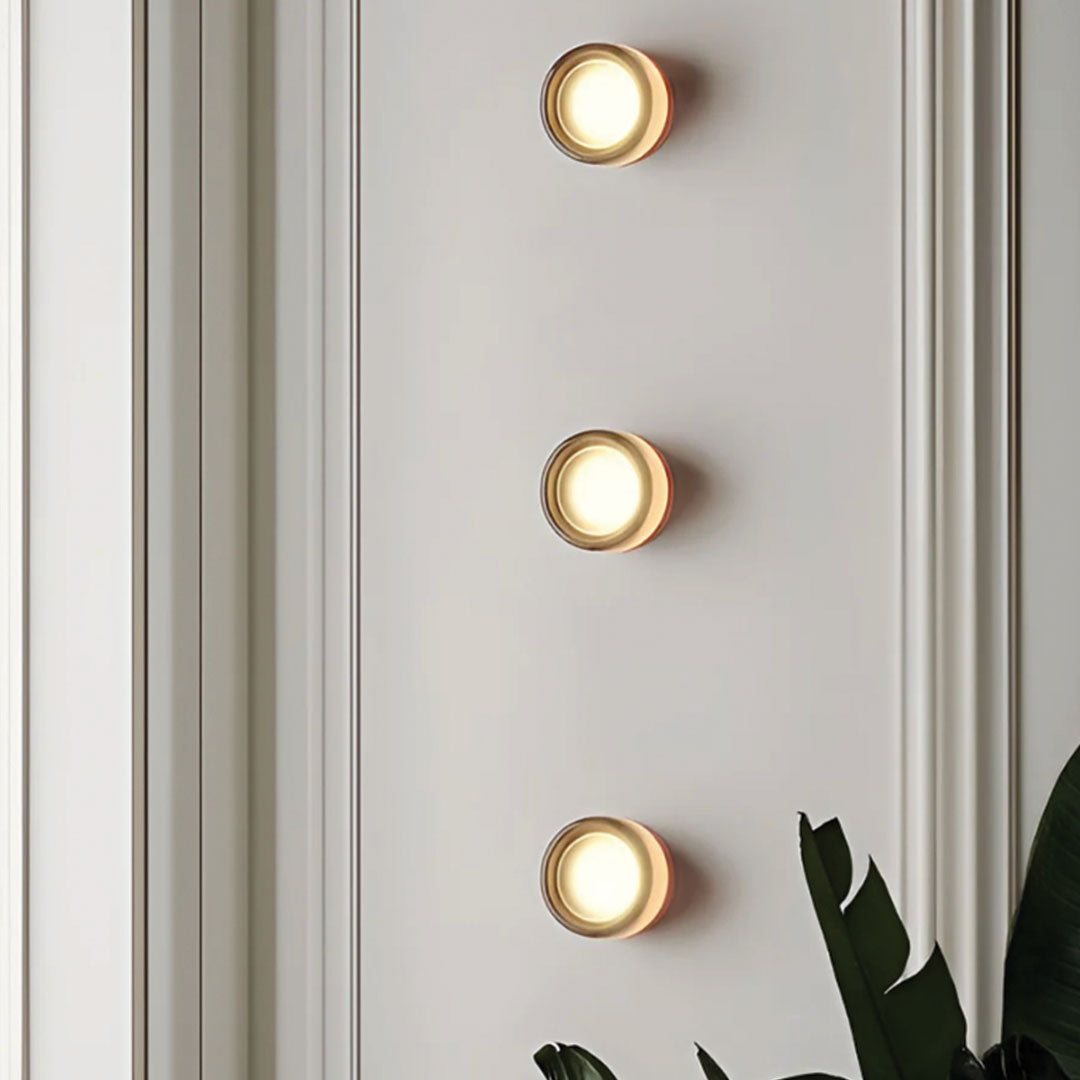 Dimpli | Textured Curve Wall Sconce Light