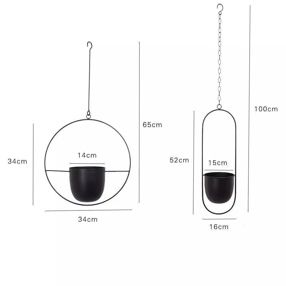 Elara | Metal Hanging Planter