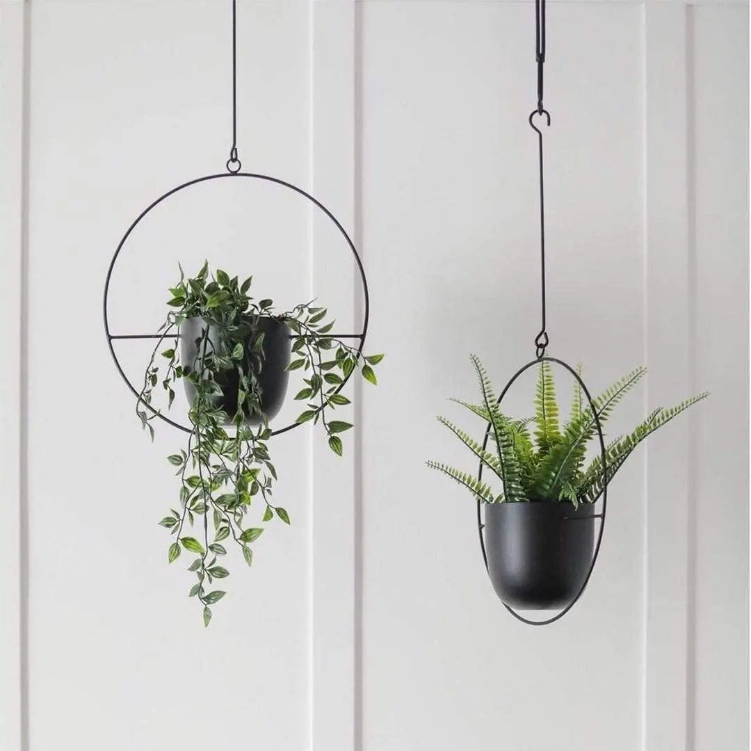Elara | Metal Hanging Planter