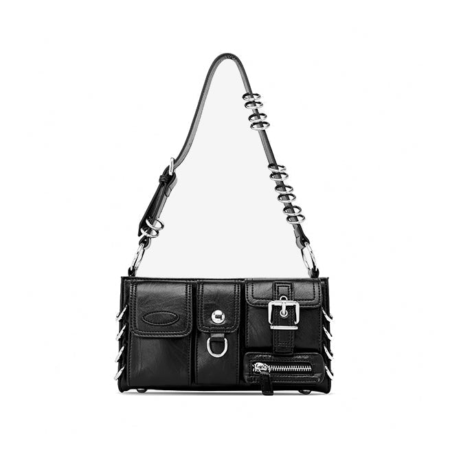Elvarelle | 2-way Convertible Ring Handle Bag