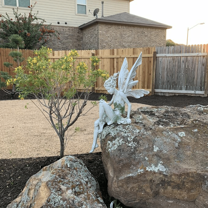 Enchanted Sitting Fairy Sculpture