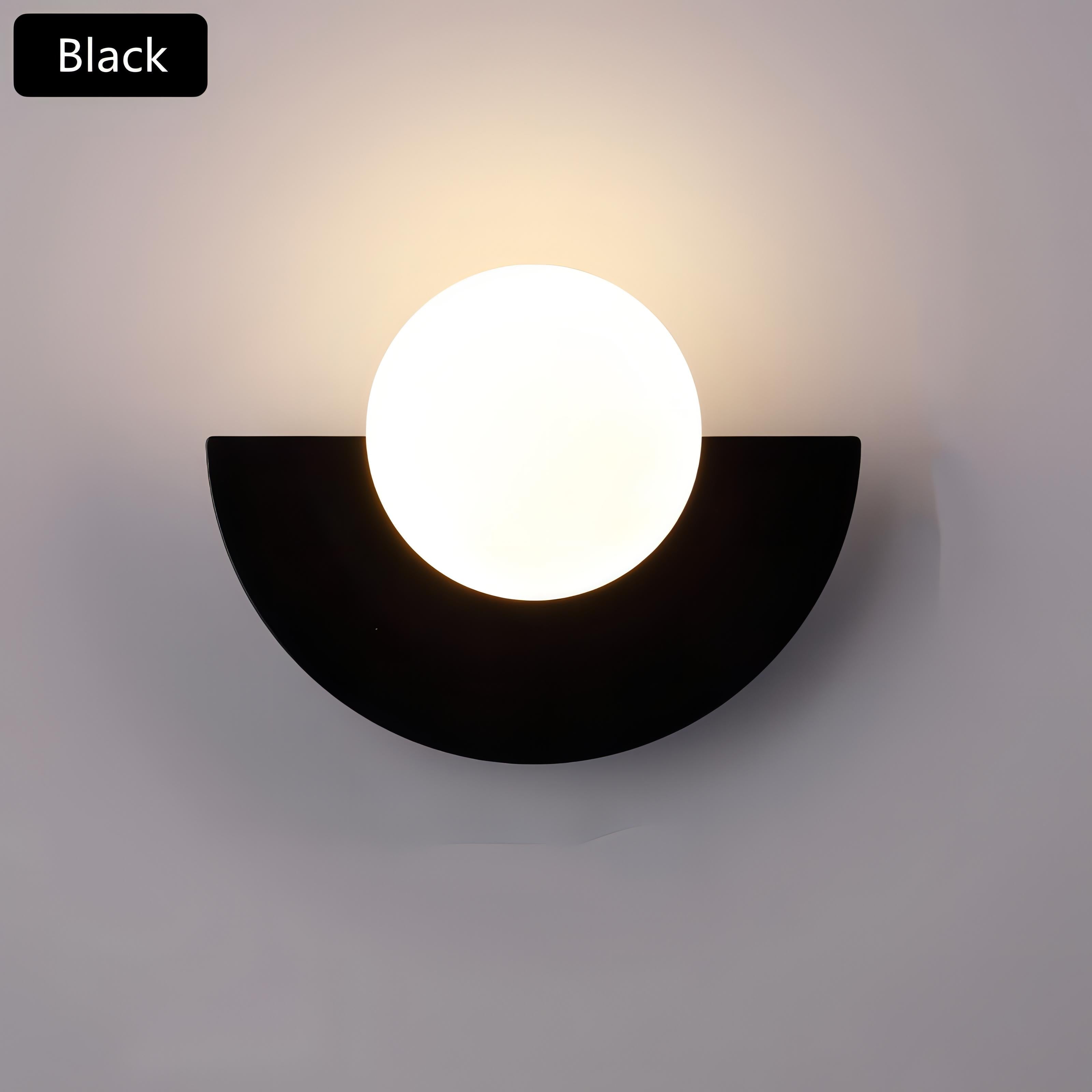 Everestia | Nordic Half-moon Wall Light