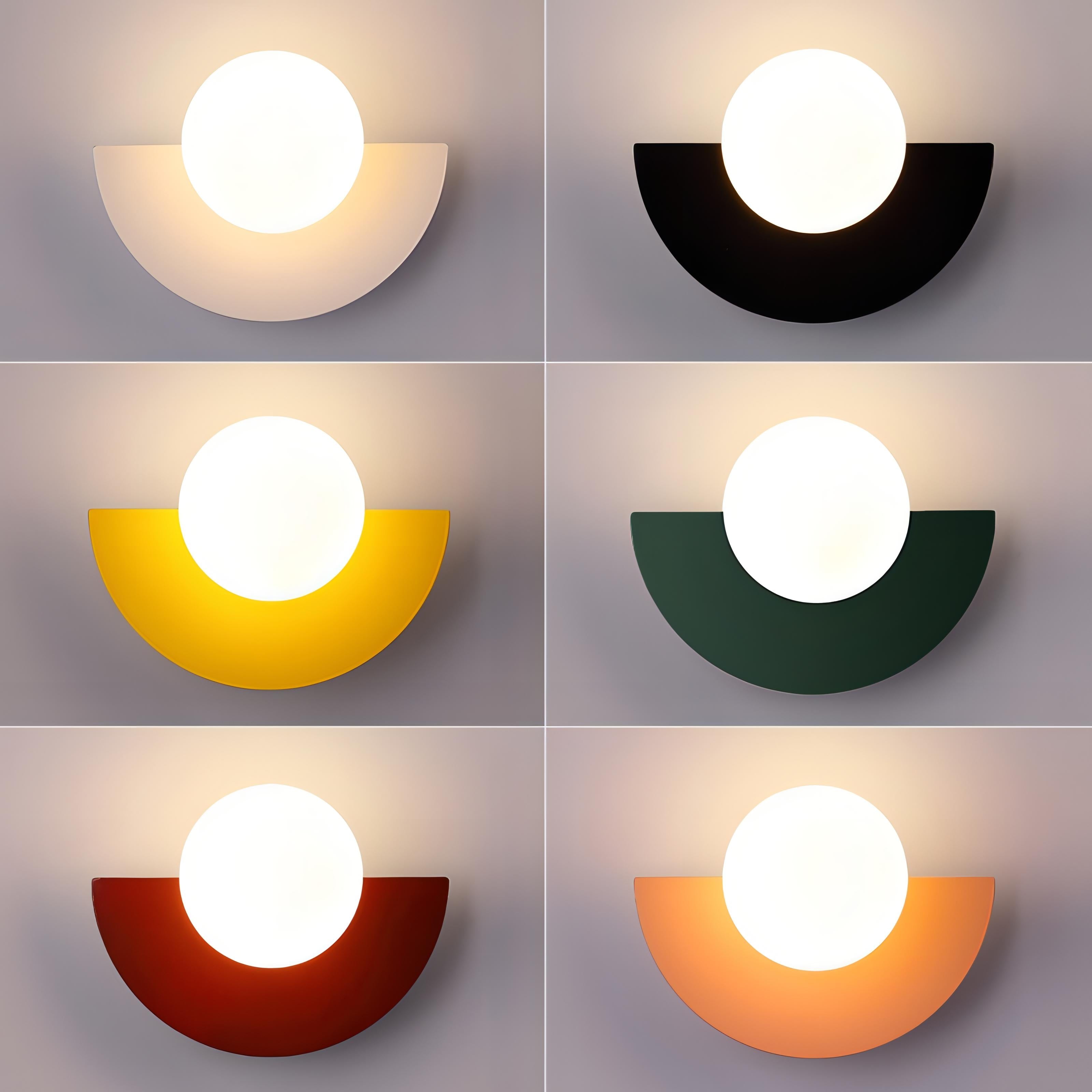 Everestia | Nordic Half-moon Wall Light