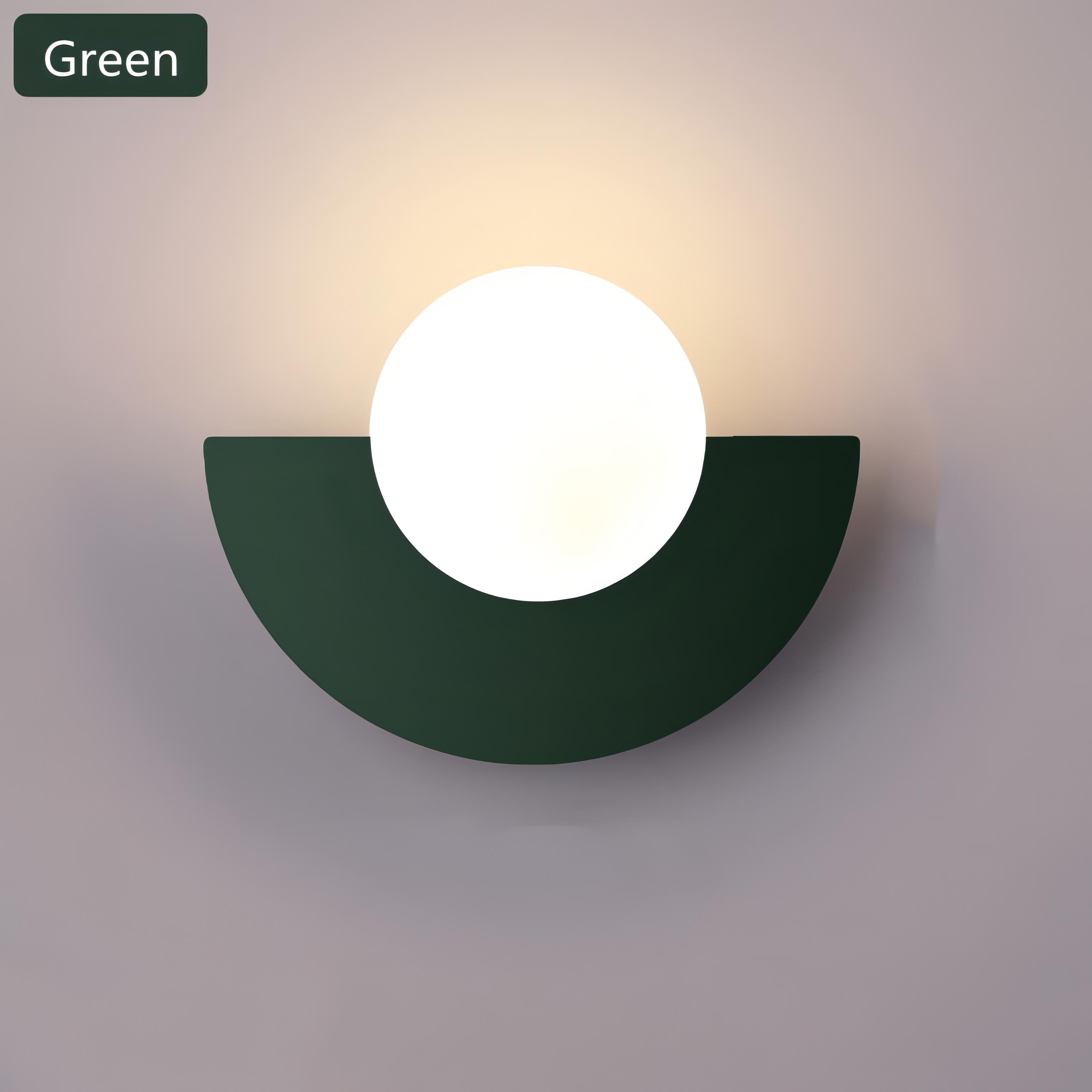 Everestia | Nordic Half-moon Wall Light