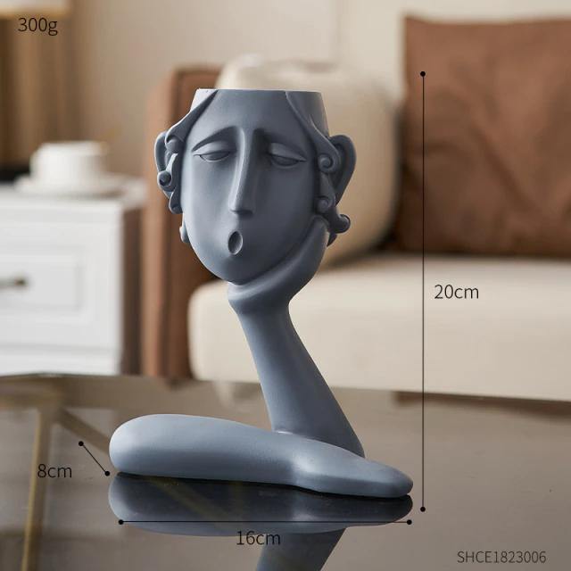 Expressive Emotions Planter Sculpture Set