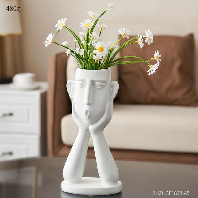 Expressive Emotions Planter Sculpture Set