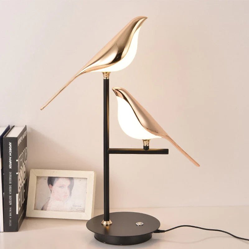 Featherlite | Led Table Lamp With Bird-inspired Form