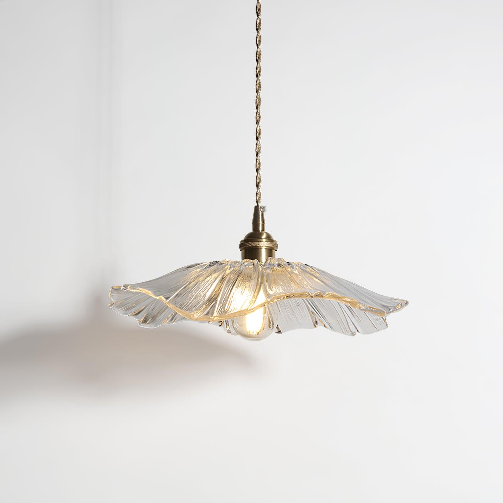 Fleurdrop Glass Pendant Light | Flower-inspired Hanging Fixture