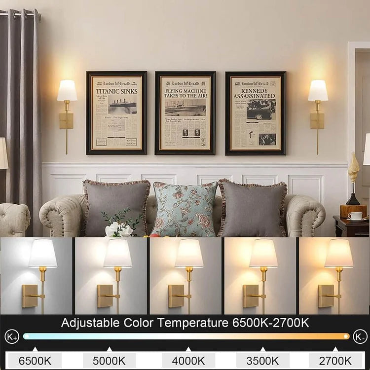 Gloware | Wireless Rechargeable Wall Light – Set Of 2