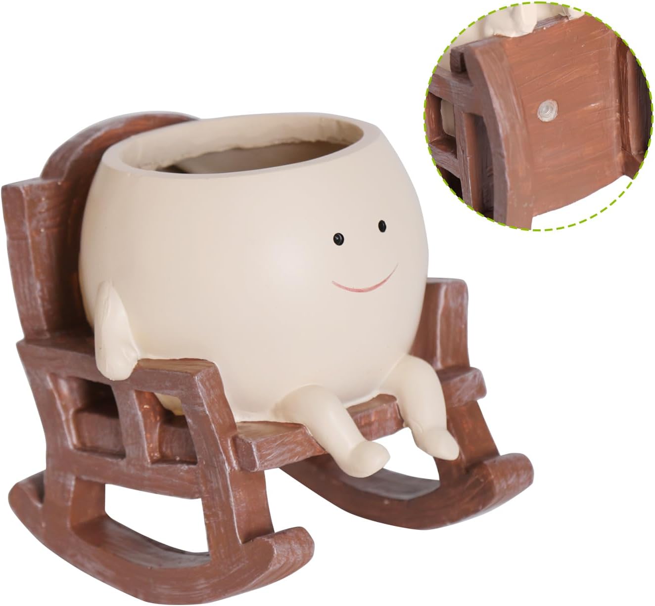 Happy Grin Ceramic Planter Pot