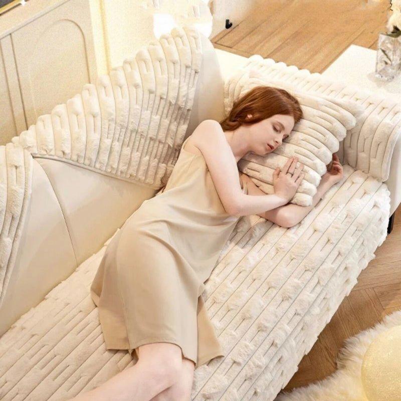 Amelia | Luxury Plush Sofa Cover – Ultimate Comfort & Elegant Design