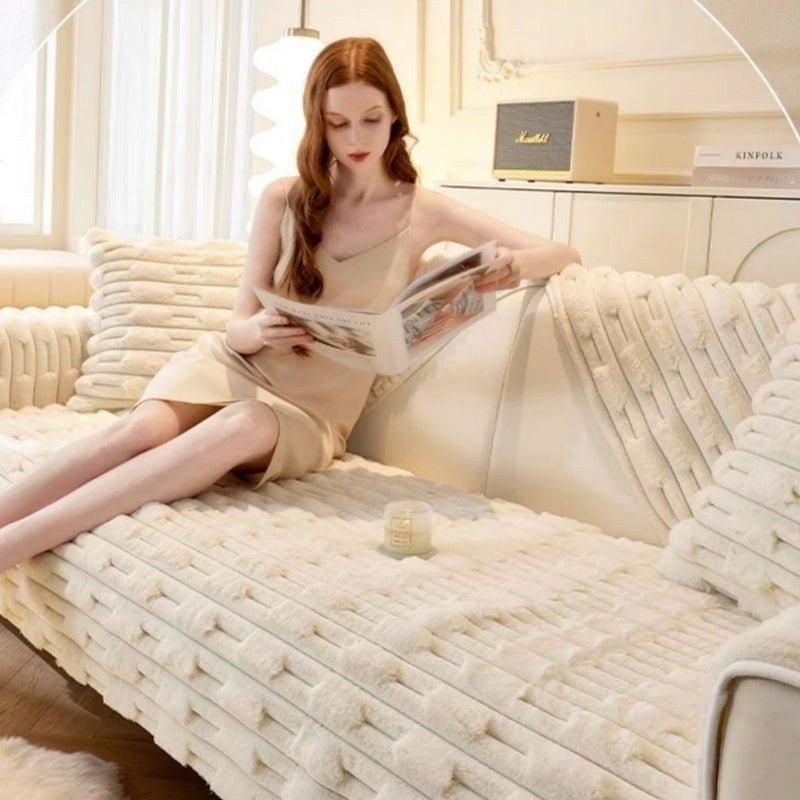 Amelia | Luxury Plush Sofa Cover – Ultimate Comfort & Elegant Design