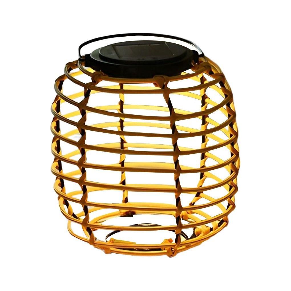 LumaGlow | Solar-Powered Rattan Lantern – Stylish Outdoor Garden Light