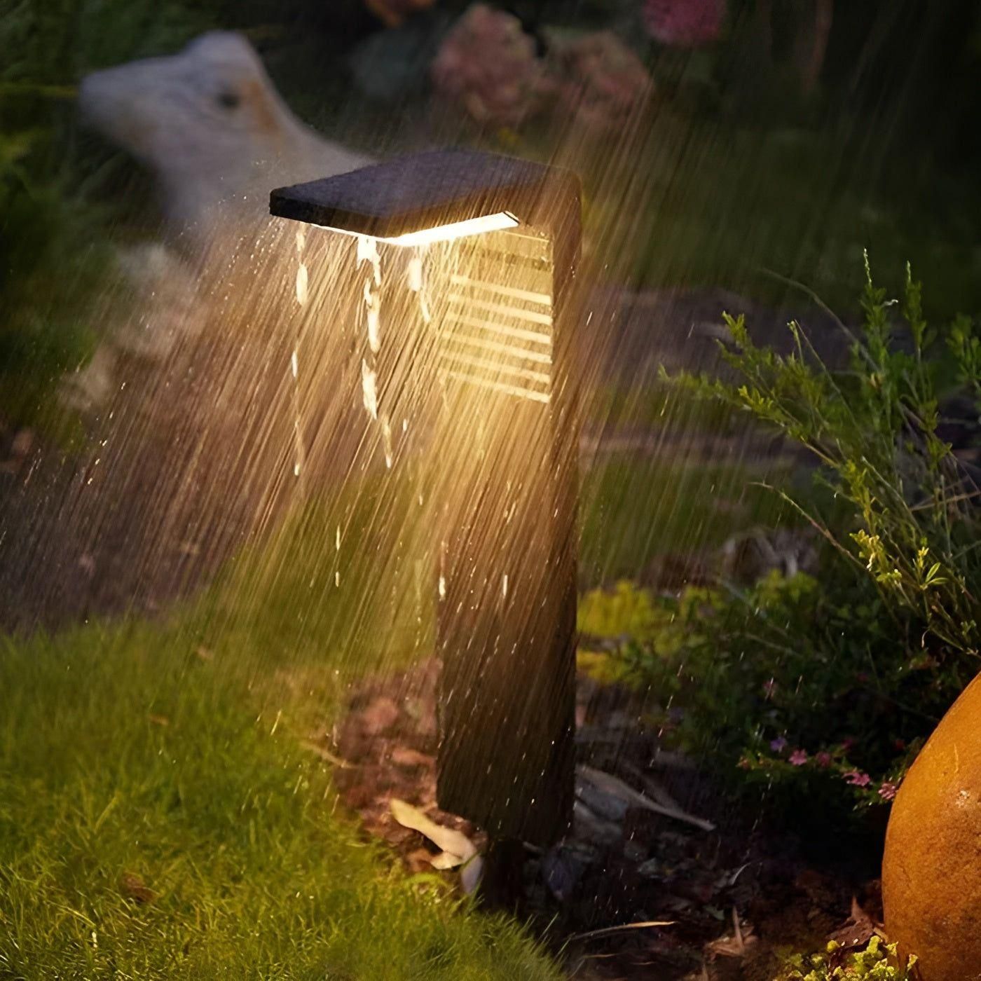 LumiRae | GardenGlow Solar Pendant Light – Sustainable Outdoor Elegance
