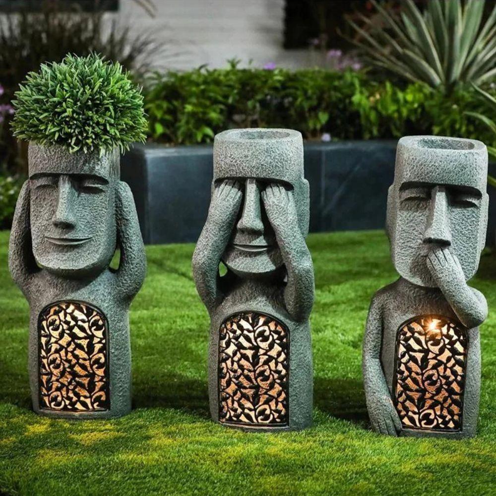 LuminaGarden LED | Artistic Garden Planter – Illuminate Your Outdoor Space