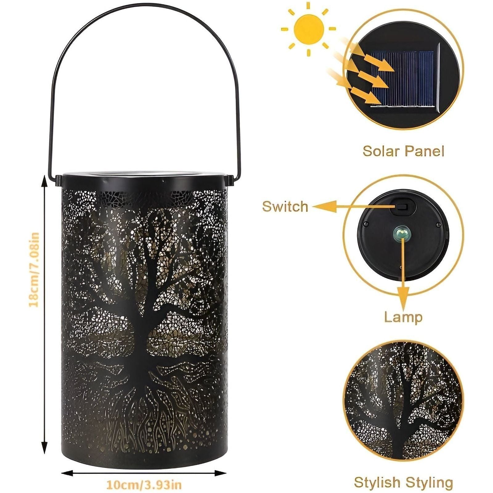 Luminara | SolarArt Lantern – Elegant Solar Lighting for Sophisticated Outdoor Spaces