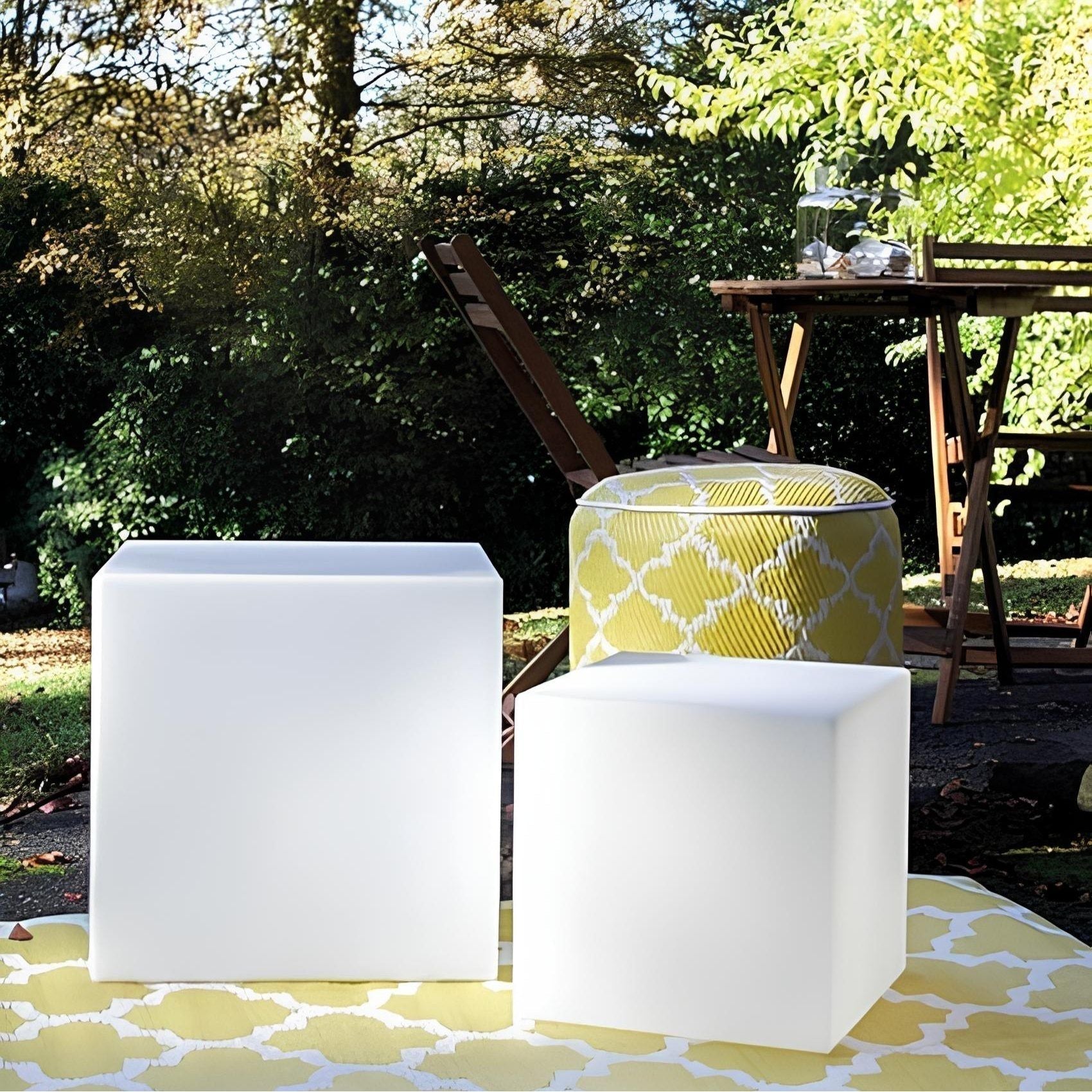 Luminex Cube Light | Modern Cubic Garden Lamp