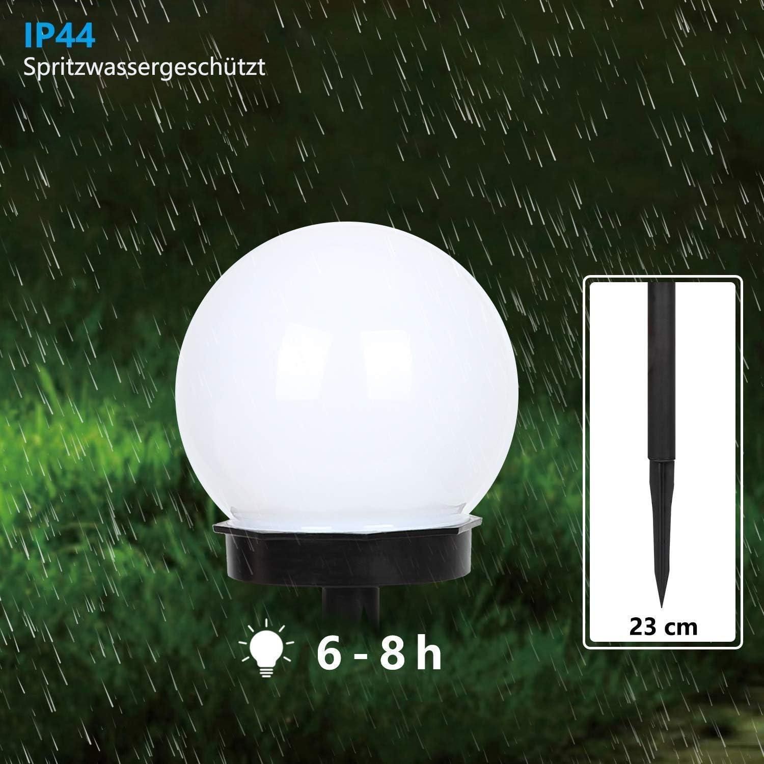 LumoBright | 3-Pack Solar-Powered Waterproof LED Garden Lights