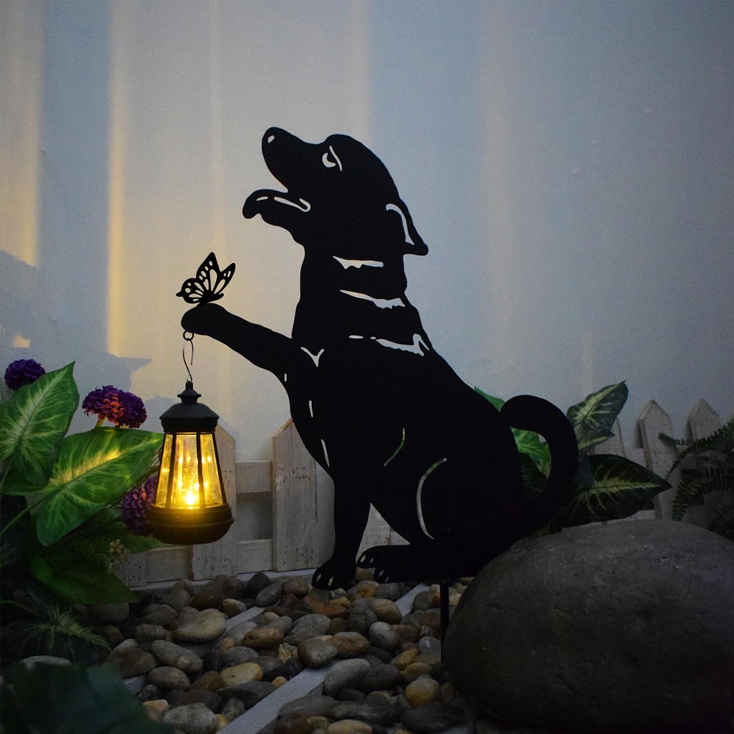 LumoPets | Solar Cat & Dog Garden Stake Light