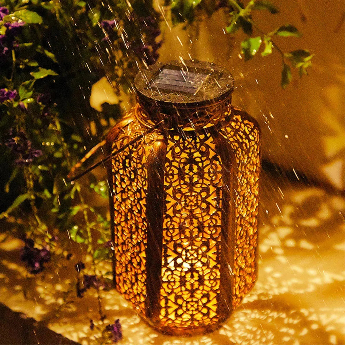 Lunara | SolarCharm Lantern – Vintage Elegance Meets Eco-Friendly Lighting