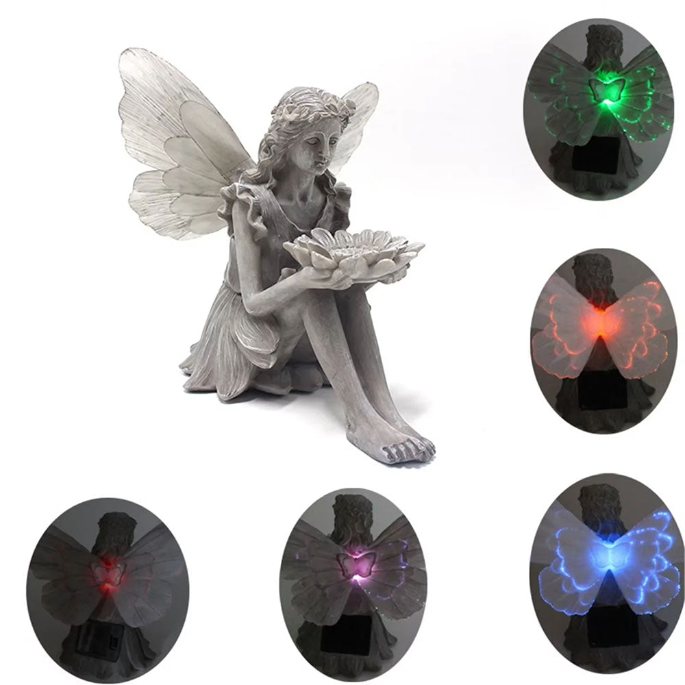 MiraMist | Fairy Solar Shower Light Bird Feeder
