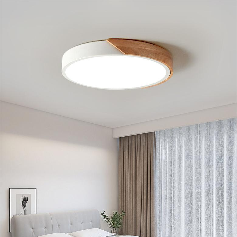 NordLuxe | Wooden Macaron Ceiling Light