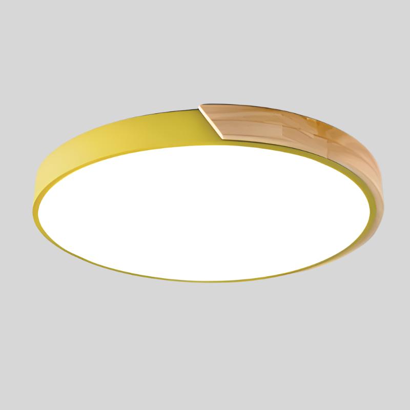 NordLuxe | Wooden Macaron Ceiling Light
