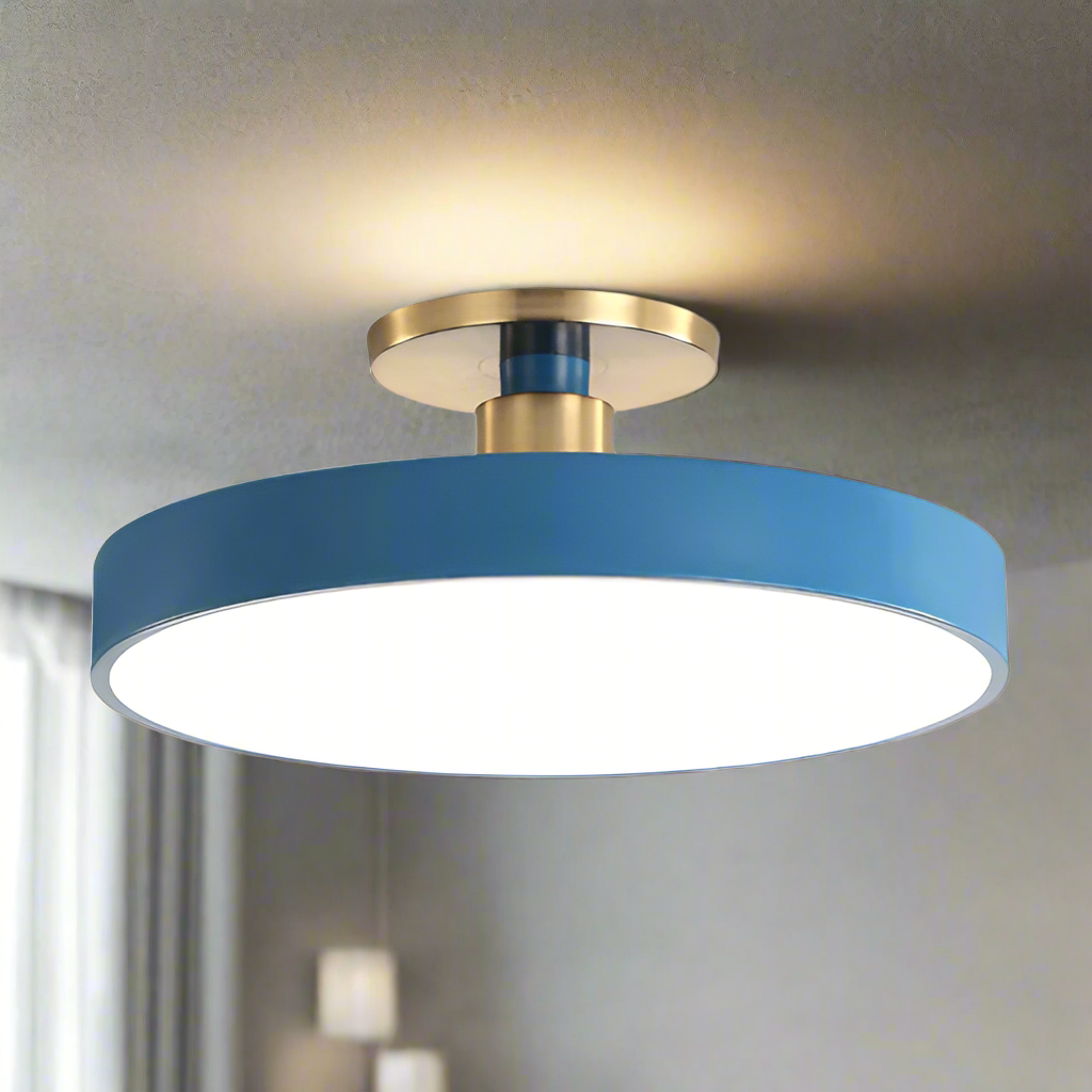 Nordic Round Led Ceiling Light | Modern Flush Mount Fixture