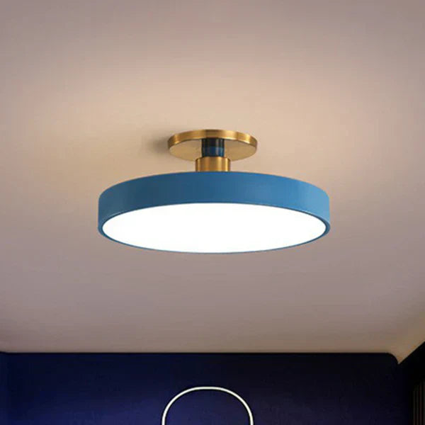 Nordic Round Led Ceiling Light | Modern Flush Mount Fixture