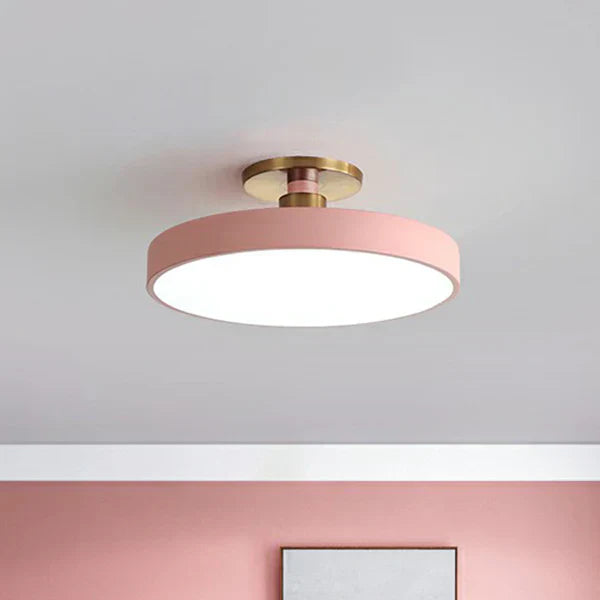 Nordic Round Led Ceiling Light | Modern Flush Mount Fixture